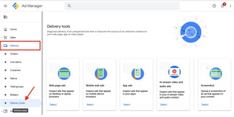 google publisher console